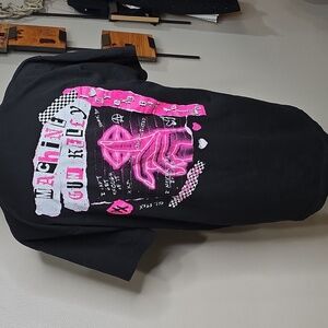 127 Black Machine Gun Kelly Graphic Black T-Shirt Size Large